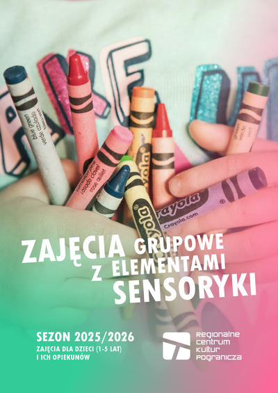 Plakat wydarzenia:  ZAJĘCIA GRUPOWE Z ELEMENTAMI SENSORYKI DLA DZIECI 1-5 LAT Z OPIEKUNEM 